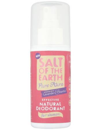 SALT OF THE EARTH AURA LAVENDER  & VANILLA DEO SPRAY 100ML