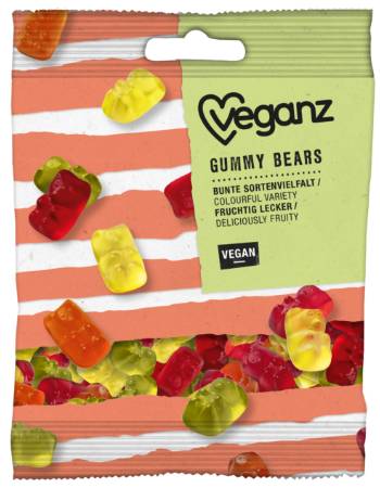 VEGANZ ORGANIC GUMMY BEARS 100G