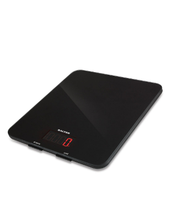 SALTER 5KG GLASS ELECTRONIC KITCHEN SCALE