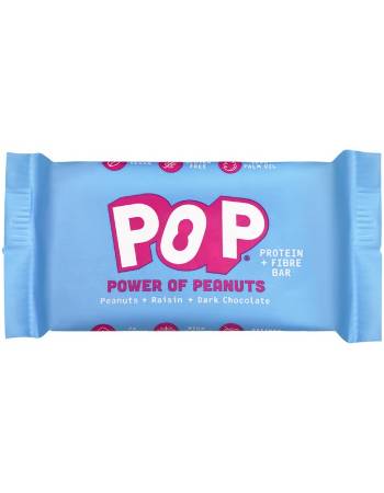 POP PEANUT RAISIN AND DARK CHOCOLATE BAR 40G