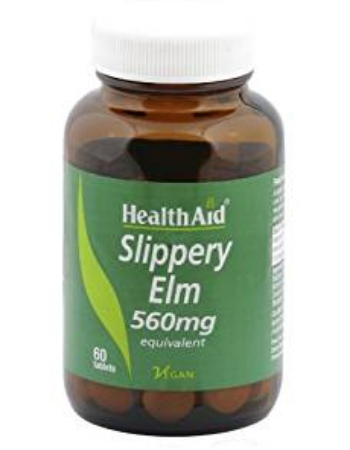 HEALTH AID SLIPPERY ELM 560MG 60TABS