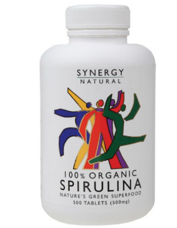 SYNERGY ORGANIC SPIRULINA TABS 500