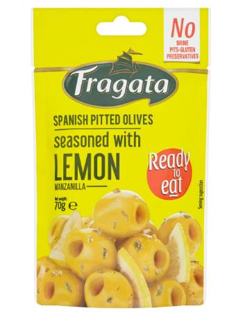 FRAGATA OLIVES WITH LEMON 70G