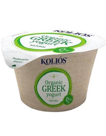 KOLIOS ORGANIC GREEK YOGHURT 0% FAT 150G