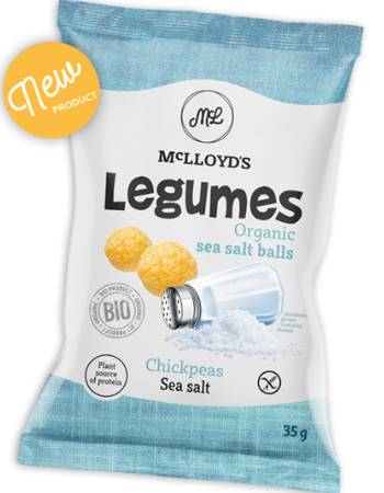 MCLLOYDS CHICKPEAS SEA SALT BALLS 35G