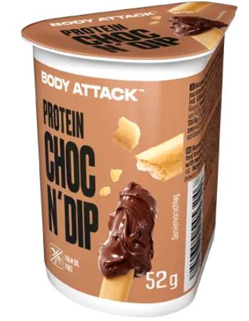 BODY ATTACK PROTEIN CHOC N DIP 52G