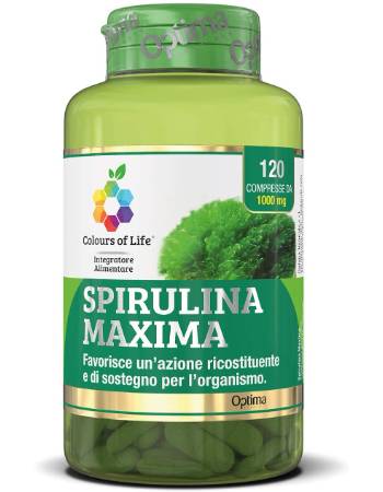 OPTIMA MAXIMA SPIRULINA 1000MG 120 TABLETS