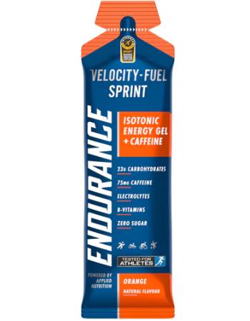 APPLIED NUTRITION VELOCITY FUEL SPRINT GEL WITH CAFFEINE |  ORANGE 60G