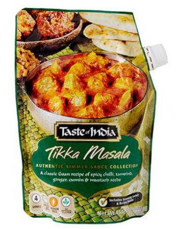 TASTE OF INDIA TIKKA MASALA SAUCE 425G