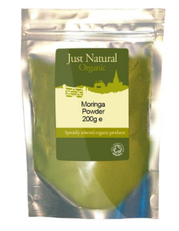 JUST NATURAL ORGANIC MORINGA POWDER 200G