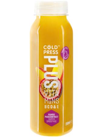 COLD PRESS SMOOTHIE MANGO & PASSION FRUIT 250ML