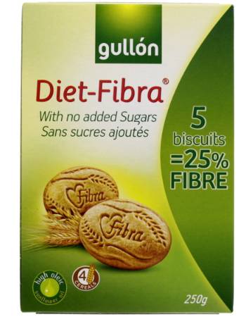 GULLON DIET FIBRA BISCUITS 250G