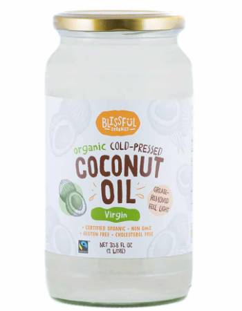 BLISSFUL ORGANICS COCONUT OIL 1L