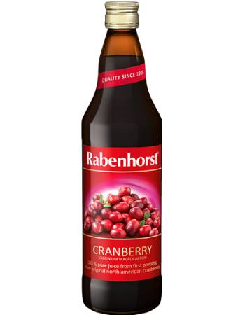 RABENHORST CRANBERRY JUICE 750ML