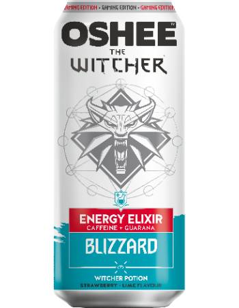 OSHEE THE WITCHER ENERGY DRINK BLIZZARD STRAWBERRY LIME FLAVOUR 500ML