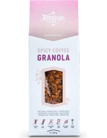 HESTERS LIFE SPICY COFFEE GRANOLA 320G