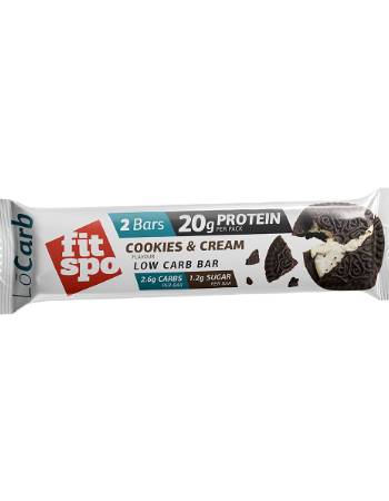 FITSPO COOKIE & CREAM PROTEIN BAR 60G