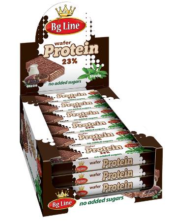 BG LINE PROTEIN WAFER CHOCOLATE 40G