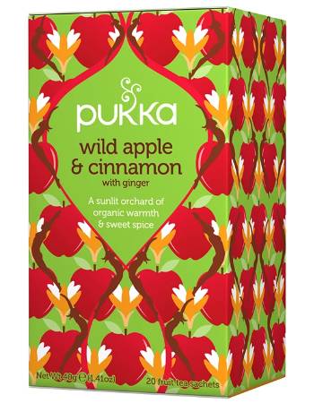 PUKKA WILD APPLE & CINNAMON TEA 20 BAGS