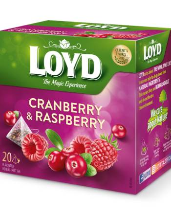 LOYD CRANBERRY& RASPBERRY TEA (20 BAGS)