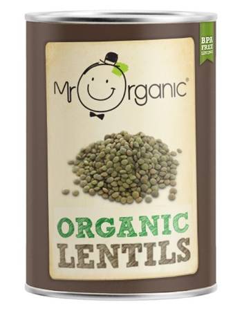 MR ORGANIC LENTILS 400G