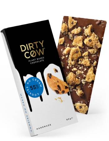 DIRTY COW VEGAN COOKIE NO CREAM CHOCOLATE 80G