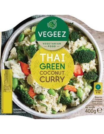 VEGEEZ VEGAN THAI GREEN COCONUT CURRY 400G