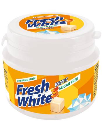 FRESH WHITE SUGAR FREE EXOTIC CHEWING GUM