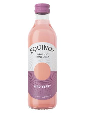 EQUINOX ORGANIC KOMBUCHA WILD BERRY 275ML