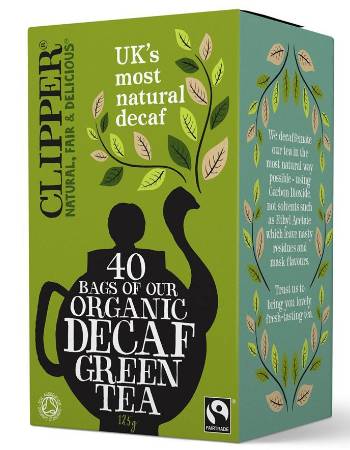 CLIPPER ORGANIC DECAF GREEN TEA 40 BAGS