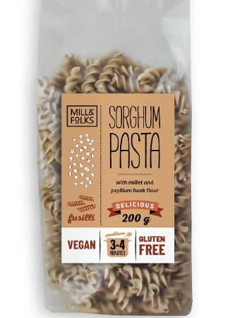 MILL & FOLKS FUSILLI SORGHUM PASTA 200G