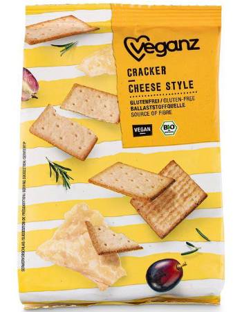 VEGANZ ORGANIC CHEESE STYLE CRACKERS 100G
