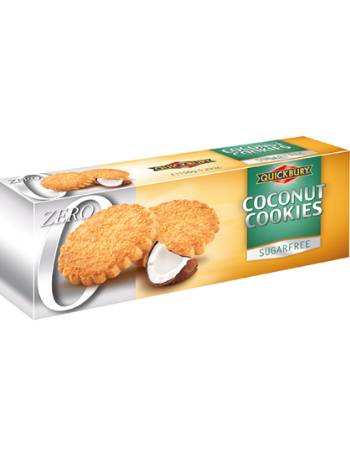 QUICKBURY SUGAR FREE COCONUT COOKIES 130G