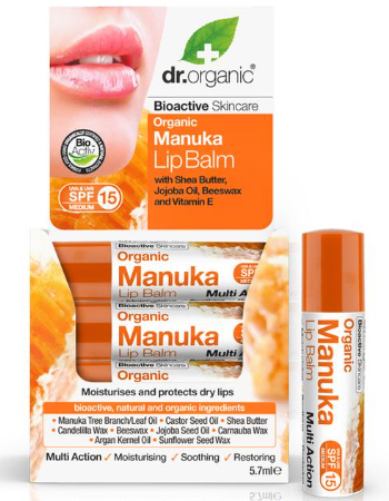 DR ORGANIC MAUNKA HONEY LIP BALM 5.7ML