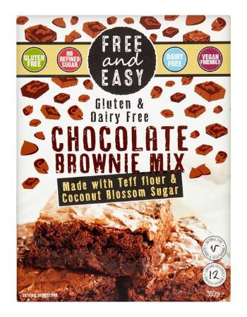 FREE & EASY CHOCOLATE BROWNIE MIX 350G