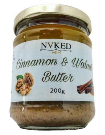 NVKED CINNAMON AND WALNUT BUTTER 200G