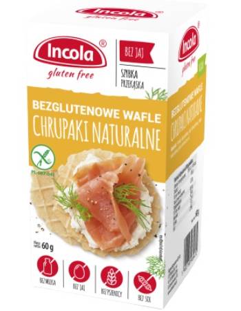 INCOLA NATURAL FLAVOUR CRACKERS 60G