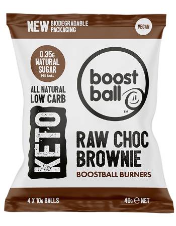 BOOST BALL KETO RAW CHOCOLATE BROWNIE 40G