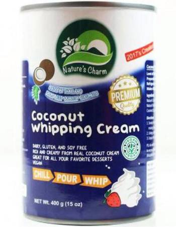 NATURE'S CHARM COCONUT WHIPPING CREAM 400G
