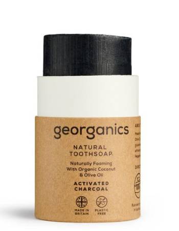 GEORGANICS NATURAL TOOTHSOAP ACTIVATED CHARCOAL 60ML