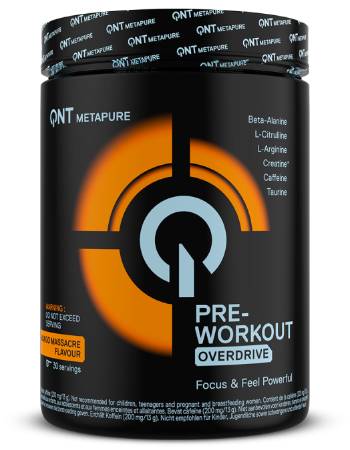 QNT OVERDRIVE PRE WORKOUT 390G |  MANGO MASSACRE