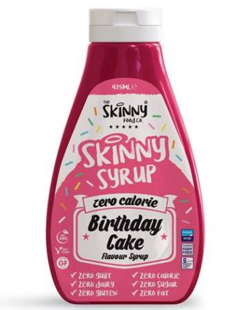 THE SKINNY FOOD CO BIRTHDAY CAKE SYRUP 425ML