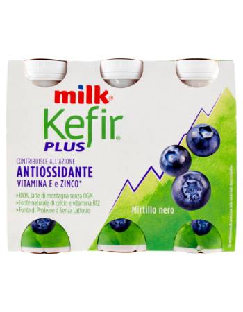 MILK KEFIR PLUS ANTIOSSIDANTE MIRTILLO 6 X 100G