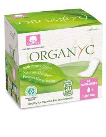 ORGANYC PANTYLINERS FLAT X24