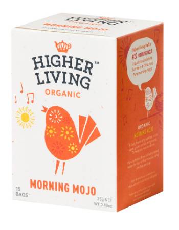 HIGHER LIVING ORGANIC MORNING MOJO (15 BAGS)