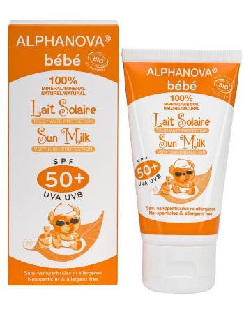 ALPHANOVA BEBE ORGANIC SUN CREAM SPF50+ 50G