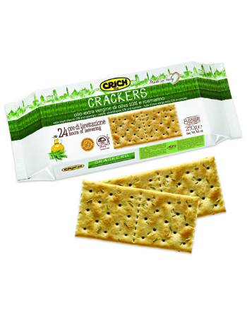 CRICH CRACKERS OLIVE OIL & ROSMARY 250G