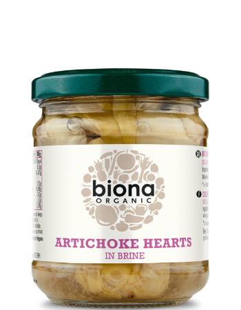 BIONA ORGANIC ARTICHOKE HEARTS IN BRINE 200G