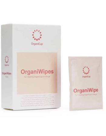 ORGANI CUP WIPES (10 WIPES PER BOX)