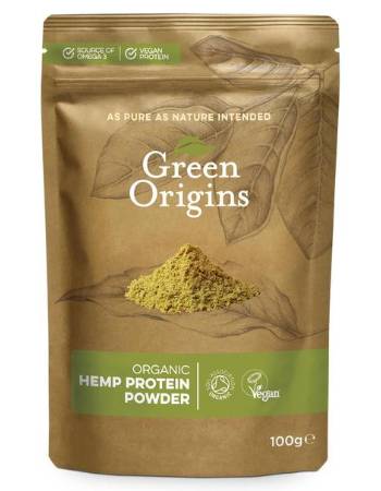 GREEN ORIGINS HEMP PROTEIN POWDER 100G